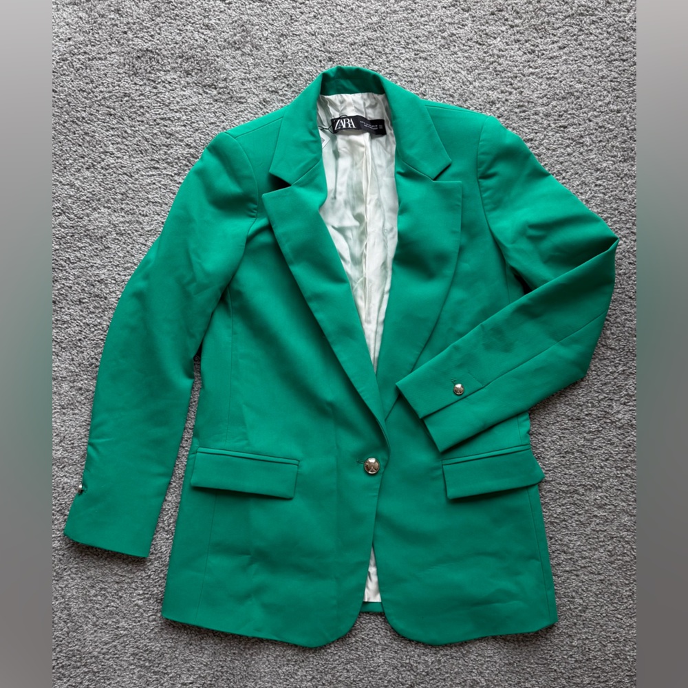 Zara Emerald Blazer, size XS